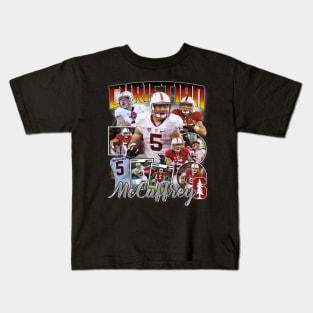 VINTAGE FOOTBALL 90S CHRISTIAN MCCAFFERY BOOTLEG Kids T-Shirt